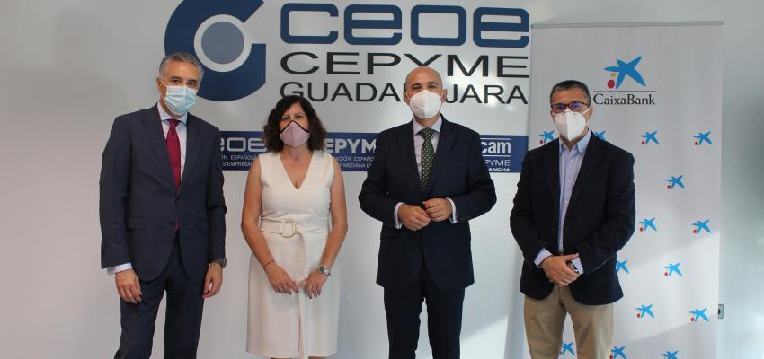 CEOE-CEPYME Guadalajara y CaixaBank renuevan su convenio de colaboraci�n