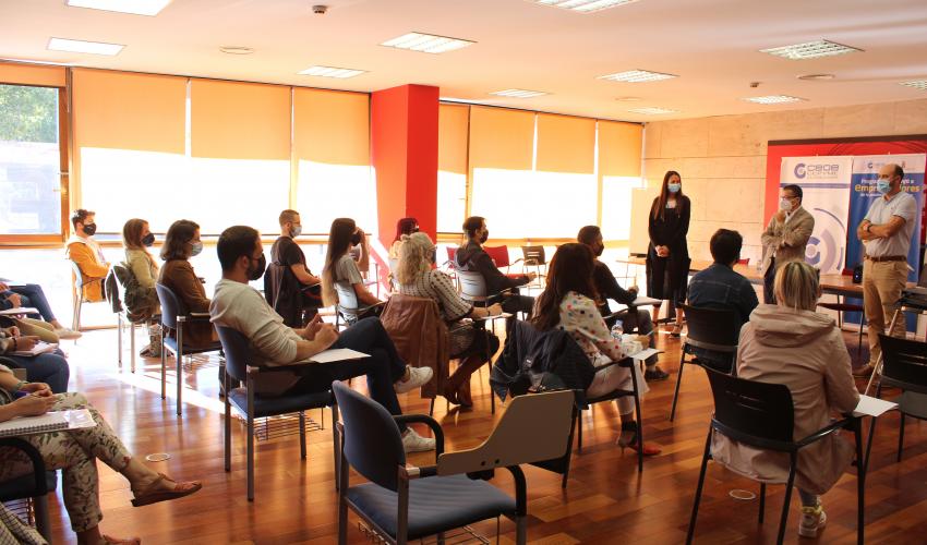 El programa de apoyo a emprendedores de la provincia de Guadalajara de CEOE realiza su primera jornada colectiva orientada a la venta de sus proyectos