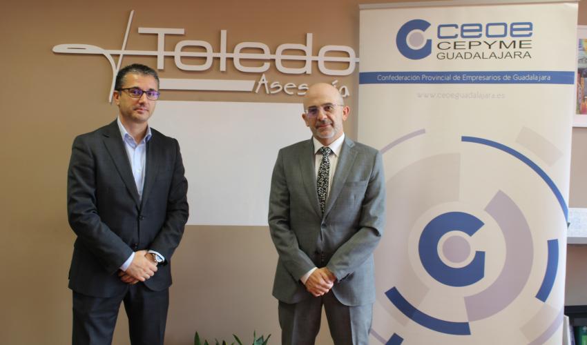 CEOE- CEPYME Guadalajara y Asesor�a Toledo renuevan su convenio de colaboraci�n
