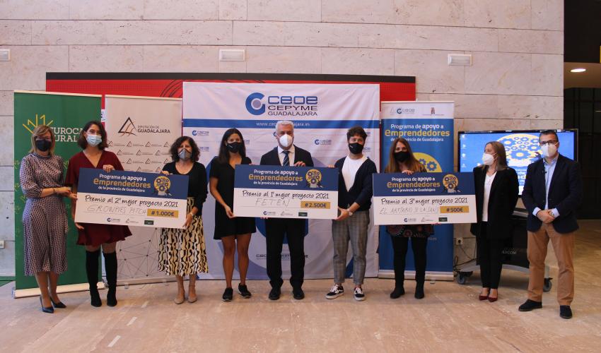 Fet�n, gana la cuarta edici�n del programa de apoyo a emprendedores de la provincia de  CEOE-CEPYME Guadalajara y la Diputaci�n Provincial