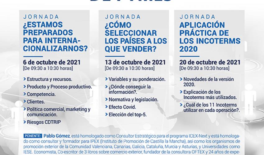 Nuevo ciclo de talleres de internacionalizaci�n organizados por CEOE-CEPYME Guadalajara