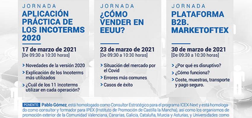Nuevo ciclo virtual de jornadas de comercio exterior de CEOE-CEPYME Guadalajara