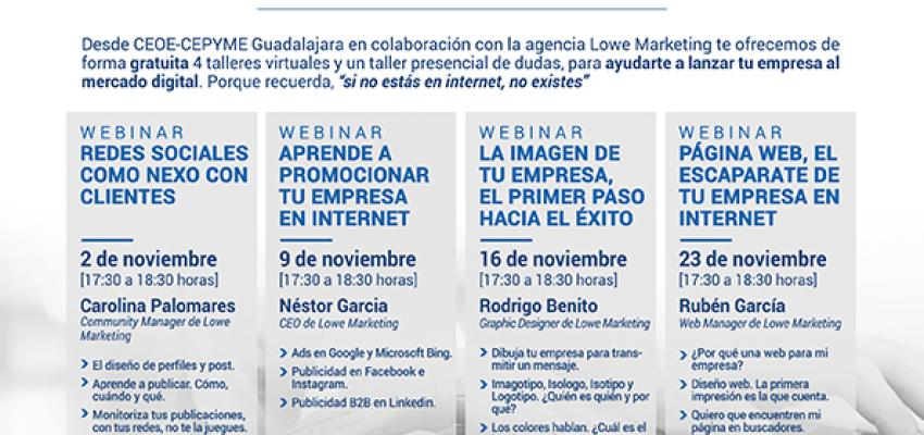 CEOE-CEPYME Guadalajara programa un nuevo ciclo de digitalizaci�n pymes y aut�nomos