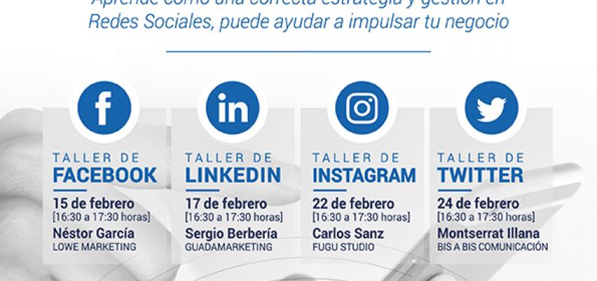 Nuevo ciclo de talleres virtuales sobre gesti�n de redes sociales para pymes y aut�nomos de CEOE-CEPYME Guadalajara