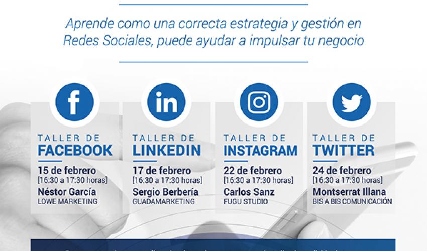 Nuevo ciclo de talleres virtuales sobre gesti�n de redes sociales para pymes y aut�nomos de CEOE-CEPYME Guadalajara