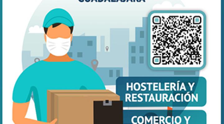 179 establecimientos de la capital y 134 de la provincia de Guadalajara ya realizan pedidos por encargo o a domicilio 