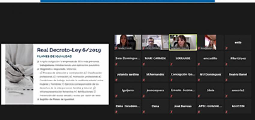 Las empresas de la provincia de Guadalajara se interesan por la igualdad en la gesti�n empresarial