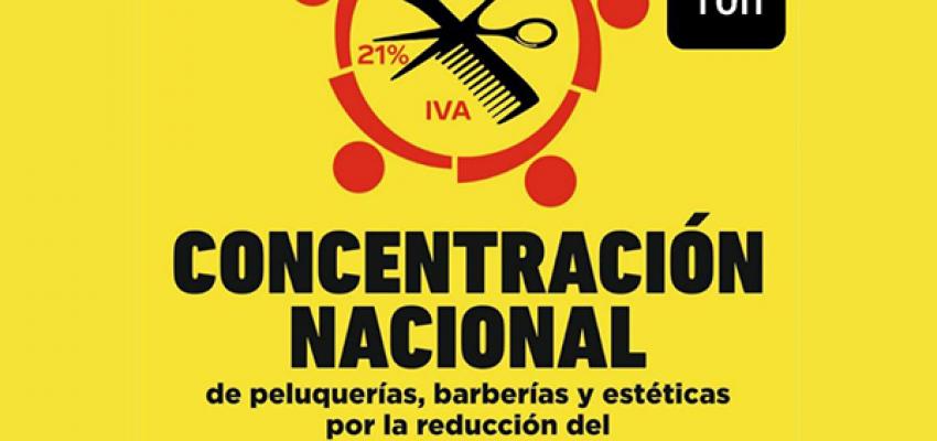 La Asociaci�n provincial de Peluquer�as y Centros de Est�tica de Guadalajara se volver� a concentrar para pedir la bajada del IVA al 10%