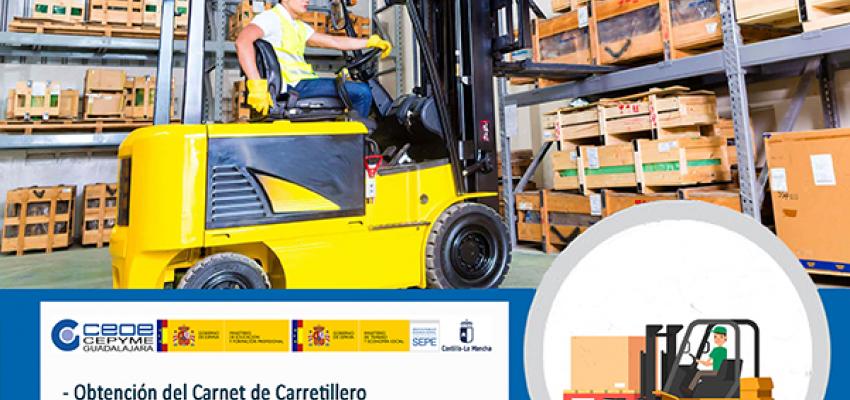 CEOE-CEPYME Guadalajara oferta dos nuevos cursos de manipulaci�n de cargas con carretillas elevadoras y gesti�n fiscal