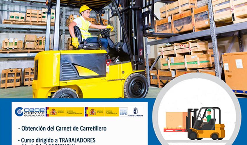 CEOE-CEPYME Guadalajara oferta dos nuevos cursos de manipulaci�n de cargas con carretillas elevadoras y gesti�n fiscal