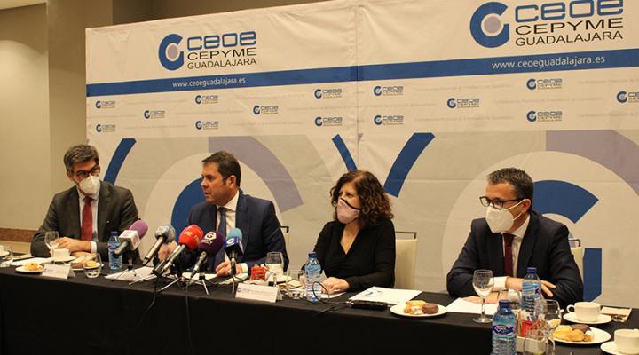 Gerardo Cuerva, presidente de CEPYME afirma en Guadalajara que la pyme contin�a sufriendo