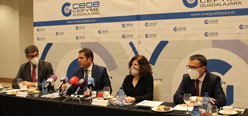 Gerardo Cuerva, presidente de CEPYME afirma en Guadalajara que la pyme contin�a sufriendo