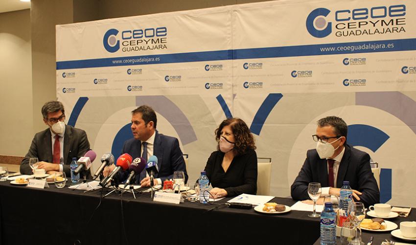 Gerardo Cuerva, presidente de CEPYME afirma en Guadalajara que la pyme contin�a sufriendo