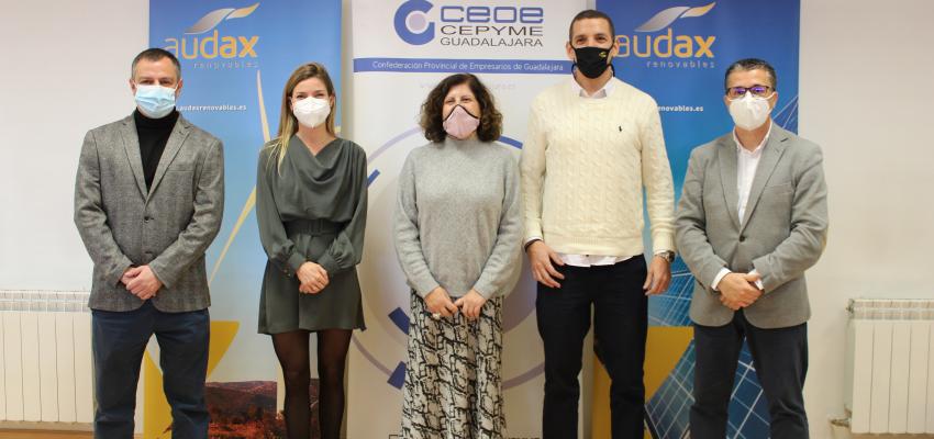 CEOE-CEPYME Guadalajara y Audax renovables renuevan su convenio de colaboraci�n