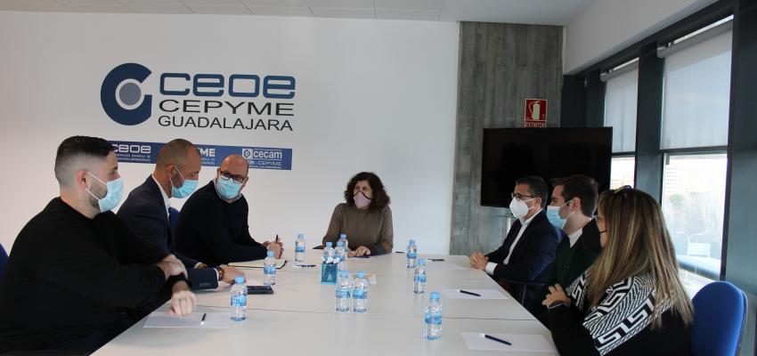 CEOE-CEPYME Guadalajara y el grupo Popular provincial mantienen un encuentro de trabajo