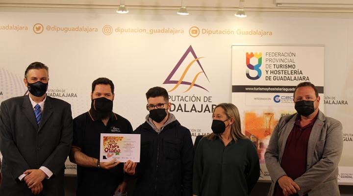 La Federaci�n provincial de Turismo y Hosteler�a de Guadalajara entrega los premios de la Ruta de la Tapa de oto�o de 2021
