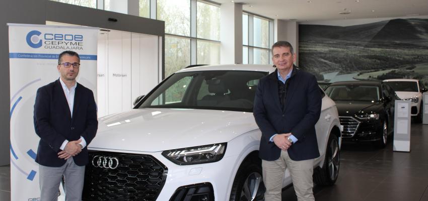 CEOE-CEPYME Guadalajara y Motorsan-Audi renuevan su convenio de colaboraci�n