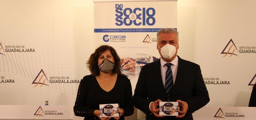 CEOE-CEPYME Guadalajara y Diputaci�n provincial presentan la 15 edici�n de la gu�a de empresas de Socio a Socio 2022