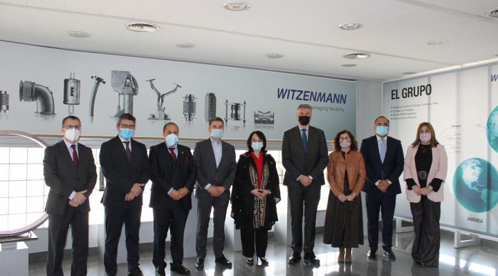 La embajadora de T�nez en Espa�a visita la oficina Impulsa Guadalajara 