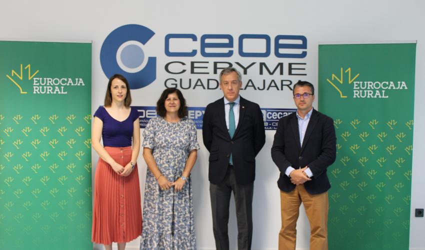 Eurocaja Rural y CEOE-CEPYME Guadalajara, unidos de nuevo en favor del impulso econ�mico de la provincia de Guadalajara 