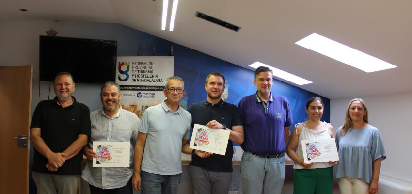 La Federaci�n provincial de Turismo y Hosteler�a de Guadalajara entrega los premios de la ruta de la tapa de primavera de 2022
