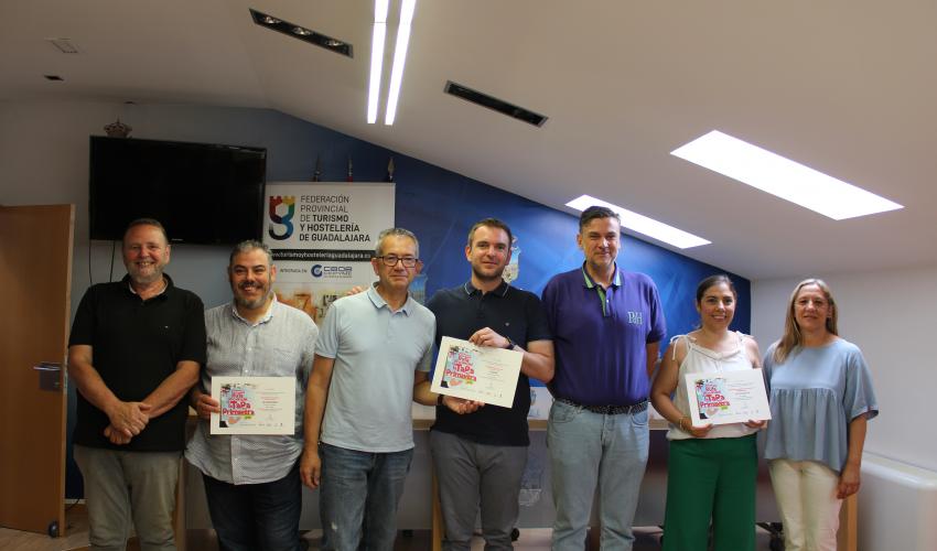 La Federaci�n provincial de Turismo y Hosteler�a de Guadalajara entrega los premios de la ruta de la tapa de primavera de 2022