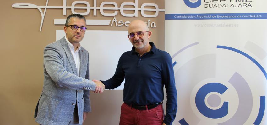 CEOE- CEPYME Guadalajara y Asesor�a Toledo renuevan su convenio de colaboraci�n