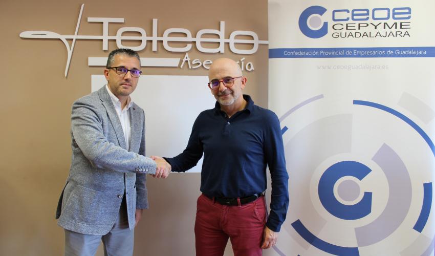 CEOE- CEPYME Guadalajara y Asesor�a Toledo renuevan su convenio de colaboraci�n