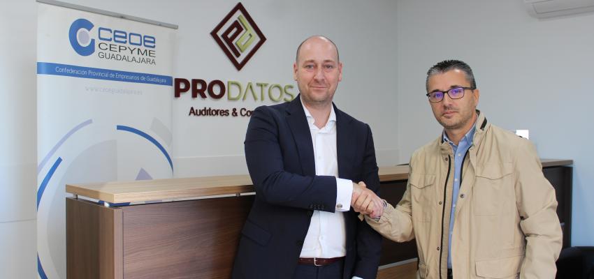 CEOE-CEPYME Guadalajara renueva su convenio con Prodatos Alcarria
