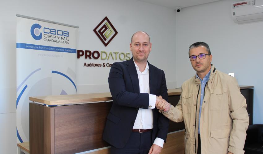CEOE-CEPYME Guadalajara renueva su convenio con Prodatos Alcarria