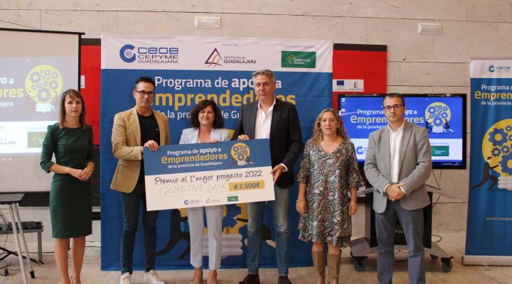 Quantive Date, gana la quinta edici�n del programa de apoyo a emprendedores de la provincia de  CEOE-CEPYME Guadalajara y la Diputaci�n provincial
