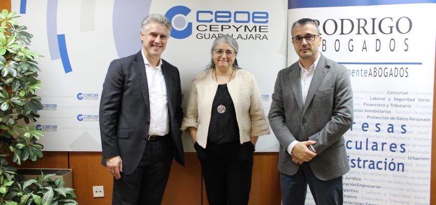 Renovado el convenio de colaboraci�n entre CEOE-CEPYME Guadalajara y Rodrigo Abogados