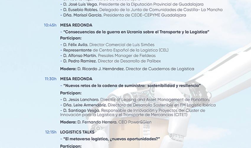 Sostenibilidad, innovaci�n y crisis internacional, en el foco del III Foro ‘Logistics Spain’ Guadalajara
