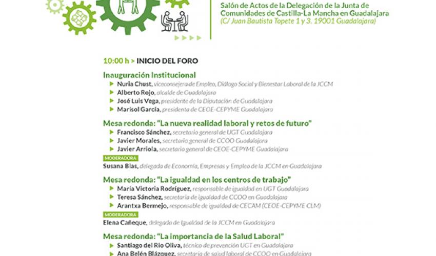 Impulsa Guadalajara organiza el I foro de relaciones laborales de la provincia de Guadalajara el pr�ximo 15 de diciembre