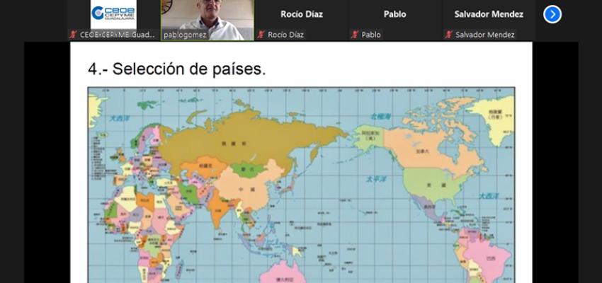 Medio centenar de empresas participan en el �ltimo ciclo virtual de jornadas de comercio exterior de CEOE-CEPYME Guadalajara