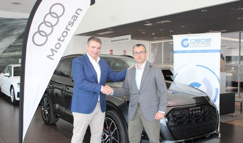 CEOE-CEPYME Guadalajara y Motorsan-Audi renuevan su convenio de colaboraci�n