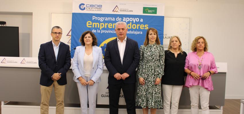 Presentada la sexta edici�n del programa de apoyo a emprendedores de la provincia de Guadalajara de CEOE-CEPYME Guadalajara y la Diputaci�n Provincial 