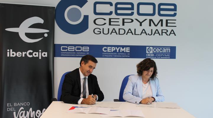 CEOE-CEPYME Guadalajara e Ibercaja impulsan el crecimiento y la competitividad de las empresas y aut�nomos de la provincia 