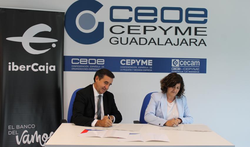 CEOE-CEPYME Guadalajara e Ibercaja impulsan el crecimiento y la competitividad de las empresas y aut�nomos de la provincia 