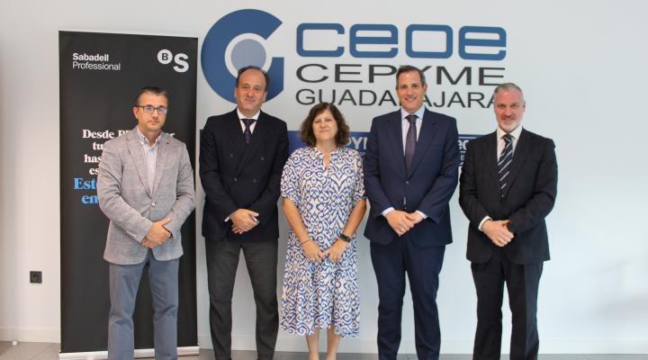 CEOE-CEPYME Guadalajara y Banco Sabadell renuevan su convenio de colaboraci�n