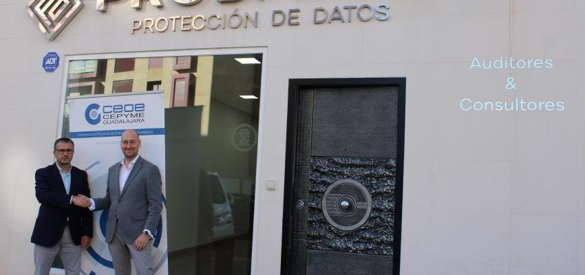 Renovado el convenio de colaboraci�n entre CEOE-CEPYME Guadalajara y Prodatos
