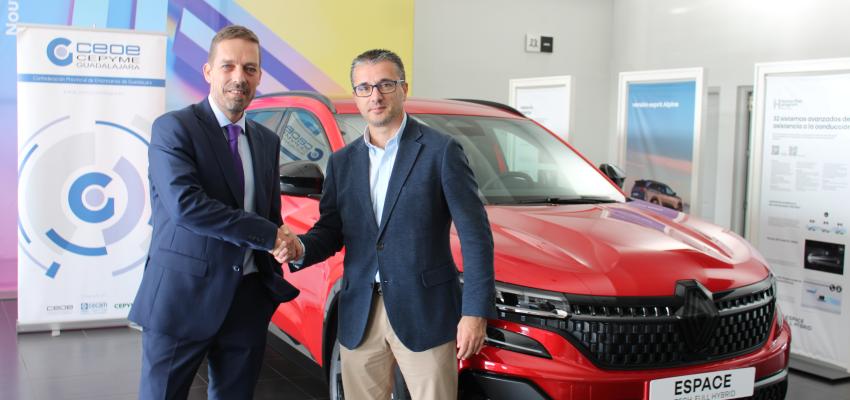 Renovado el convenio de colaboraci�n entre CEOE-CEPYME Guadalajara y Autocarpe 
