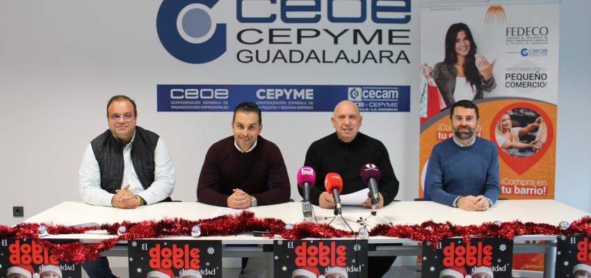 Vuelve el Doble, doble de Navidad de FEDECO a los comercios de la provincia de Guadalajara