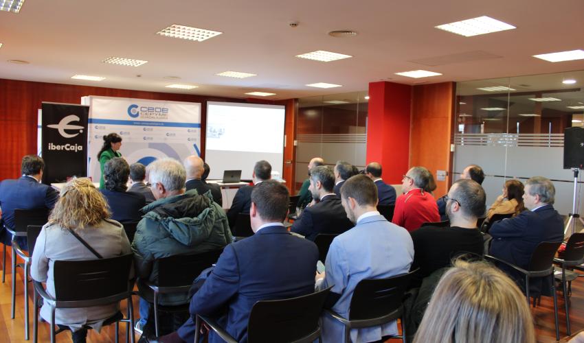 CEOE-CEPYME Guadalajara e Ibercaja informan a los empresarios sobre los planes de pensiones de empleo