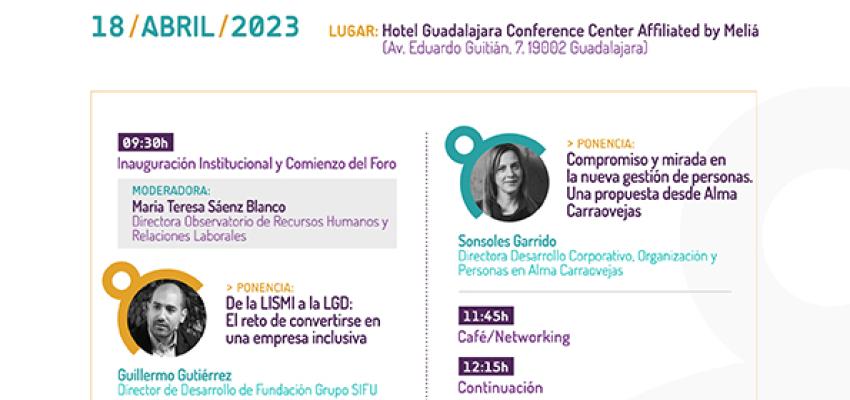 El 17� Foro de Recursos Humanos de la provincia de Guadalajara tendr� lugar el 18 de abril 