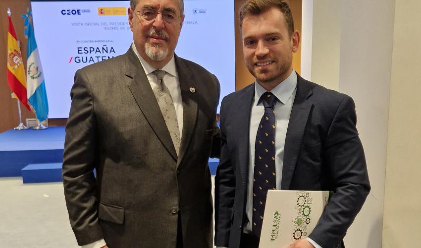 Impulsa Guadalajara presente en un encuentro empresarial con el presidente de la rep�blica de Guatemala, Bernardo Ar�valo