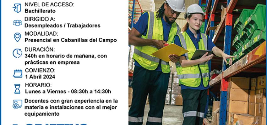�ltimas plazas para el curso gratuito de organizaci�n  y gesti�n de almacenes de CEOE-CEPYME Guadalajara