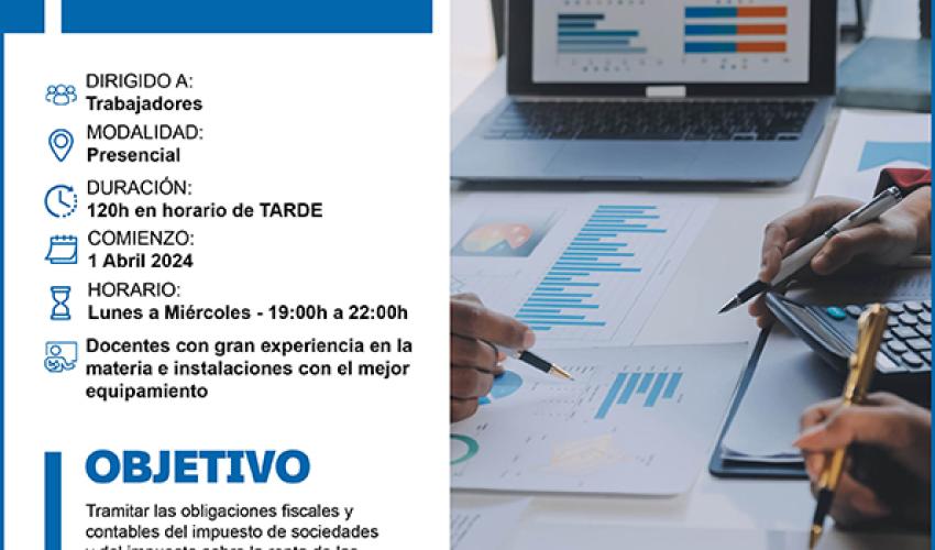 �ltimas plazas para el curso gratuito de contabilidad digitalizada y fiscalidad de CEOE-CEPYME Guadalajara