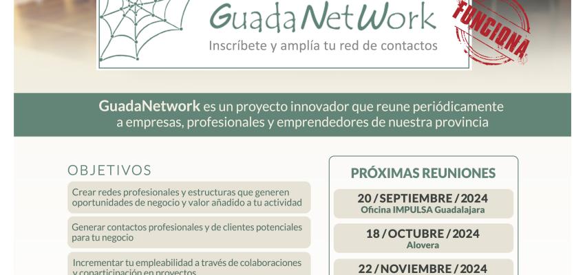 GuadaNetWork programa cuatro nuevos encuentros para el �ltimo cuatrimestre de 2024, con el objetivo de seguir acercando empresas