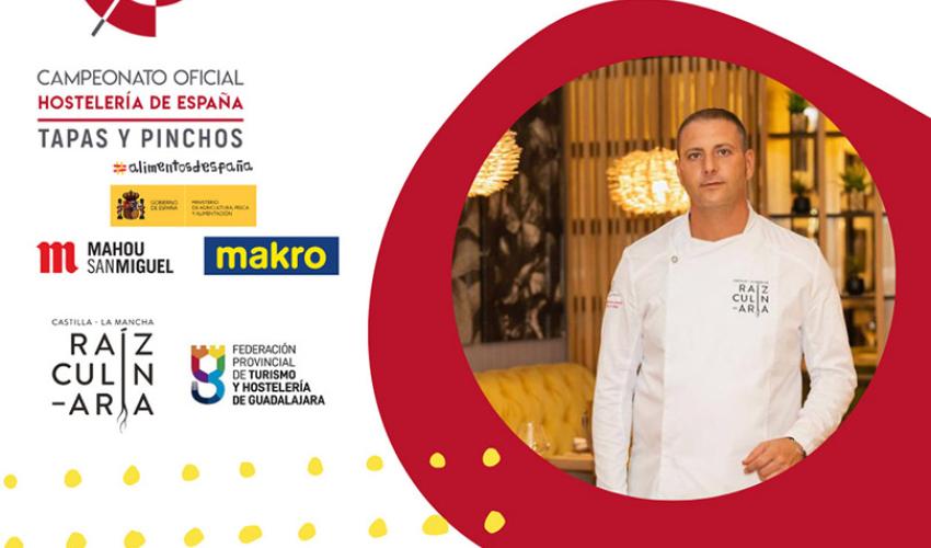 Carlos Gumiel representar� a Guadalajara en el II Campeonato Oficial Hosteler�a de Espa�a - Tapas y Pinchos